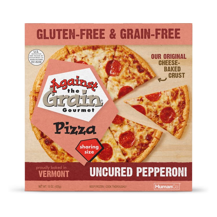 Against The Grain Uncured Pepperoni Gluten Free Pizza
