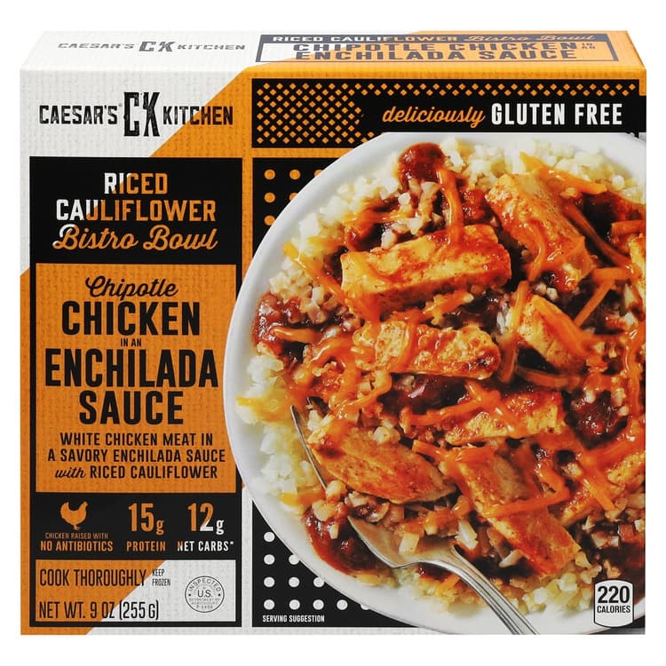 Caesar'S Kitchen Chipotle Chicken Enchilada Riced Cauliflower Bistro Bowl