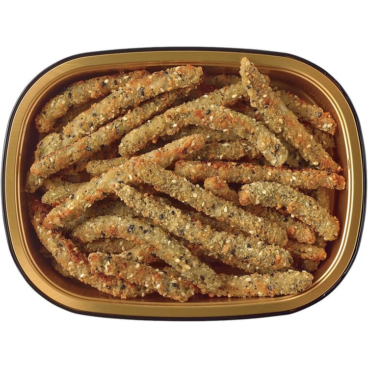 Meal Simple By H-E-B Everything Bagel Seasoned & Breaded Green Beans - Family Size