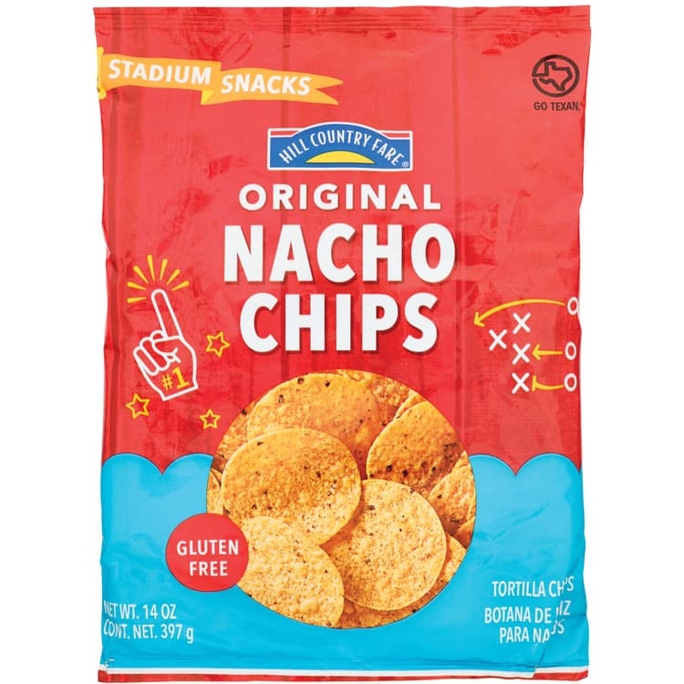Hill Country Fare Stadium Snacks Nacho Chips