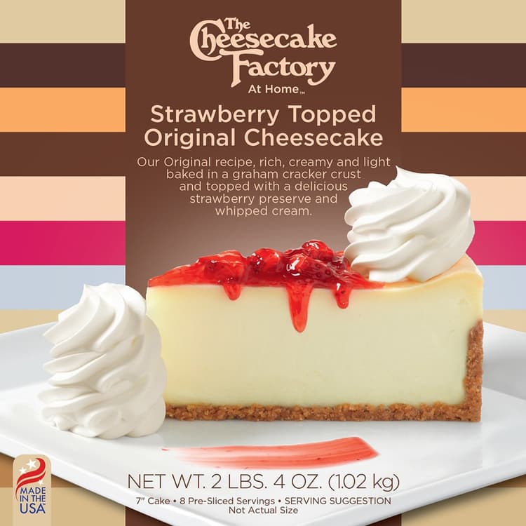 The Cheesecake Factory Strawberry Topped Original Cheesecake