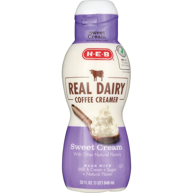 H-E-B Real Dairy Coffee Creamer - Sweet Cream