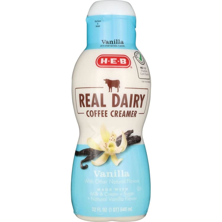 H-E-B Real Dairy Coffee Creamer - Vanilla
