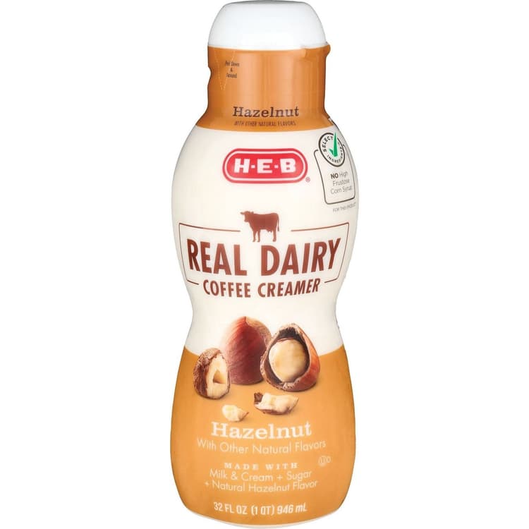 H-E-B Real Dairy Coffee Creamer - Hazelnut