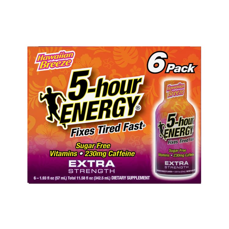 5-Hour Energy Drink Extra Strength Hawaiian Breeze
