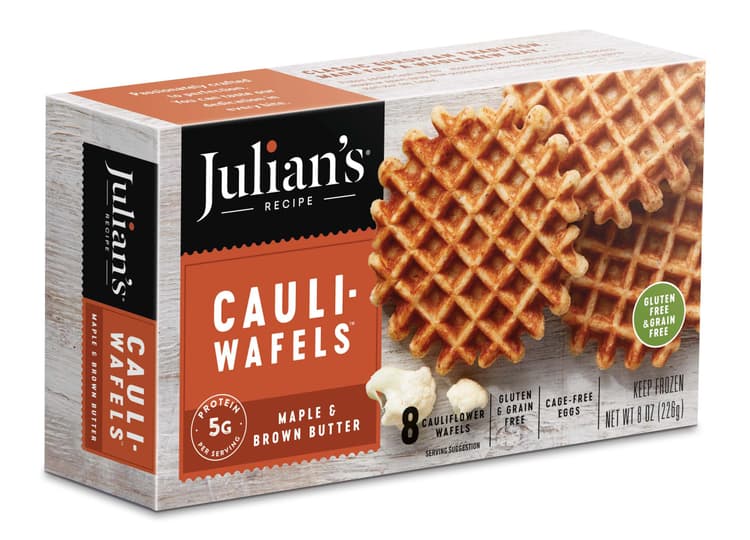 Julian'S Recipe Protein  Cauli Waffles - Maple & Brown Sugar