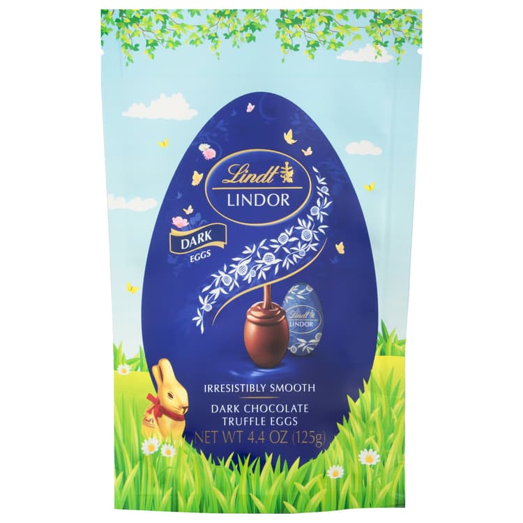 Lindt Lindor Dark Chocolate Truffle Eggs Easter Candy