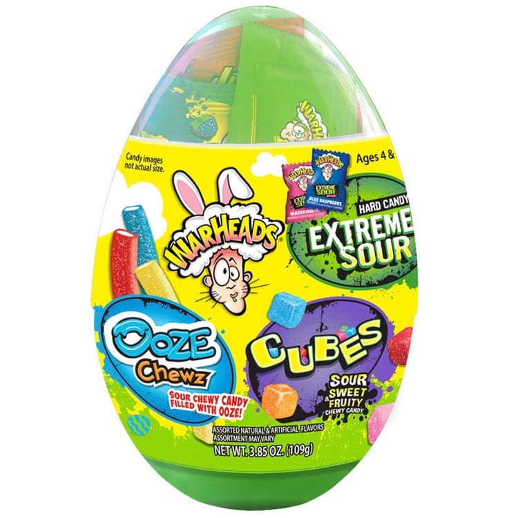 Warheads Jumbo Sour Candy Easter Egg
