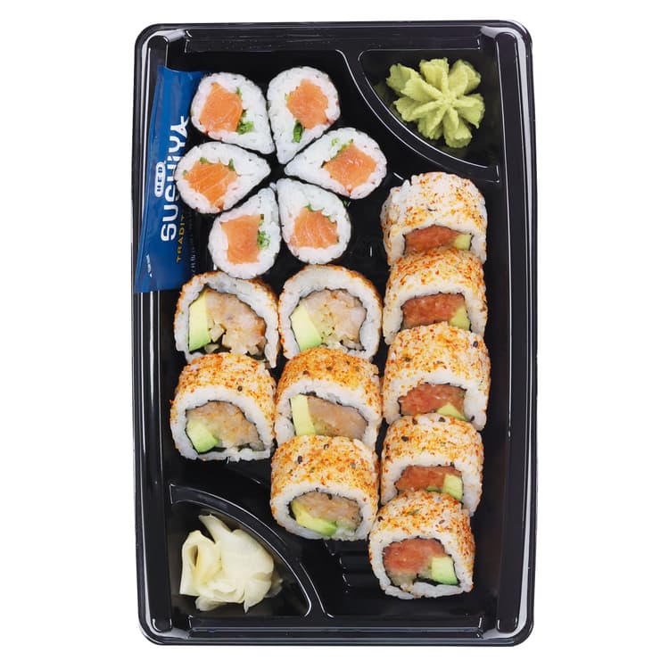 H-E-B Sushiya Spicy Yellowtail & Tuna Sushi Combo