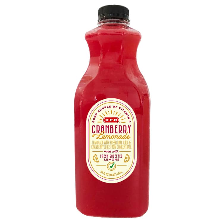 H-E-B Fresh Cranberry Lemonade