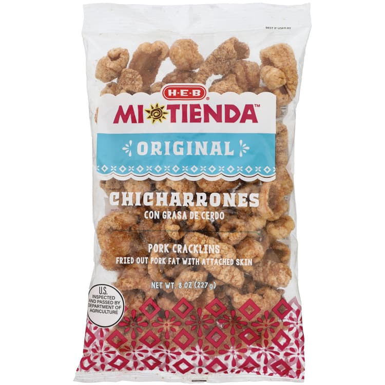 H-E-B Deli Chicharrones Pork Cracklins - Plain