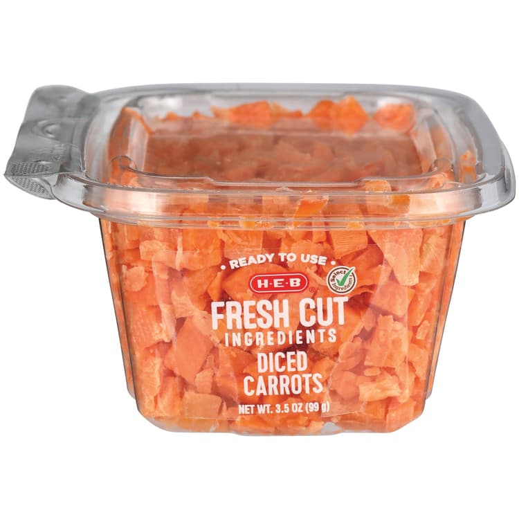 H-E-B Fresh Diced Carrots - Single Serve