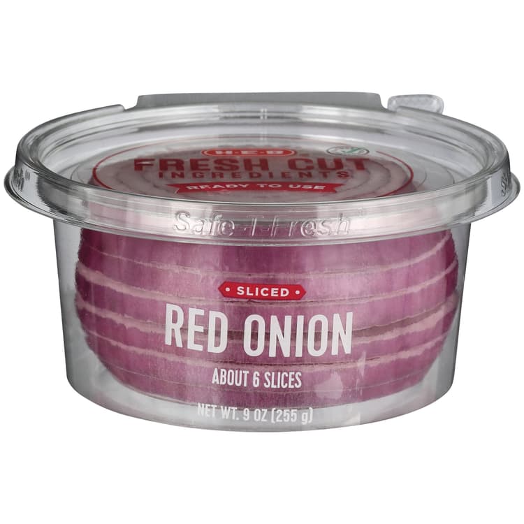 H-E-B Fresh Sliced Red Onion