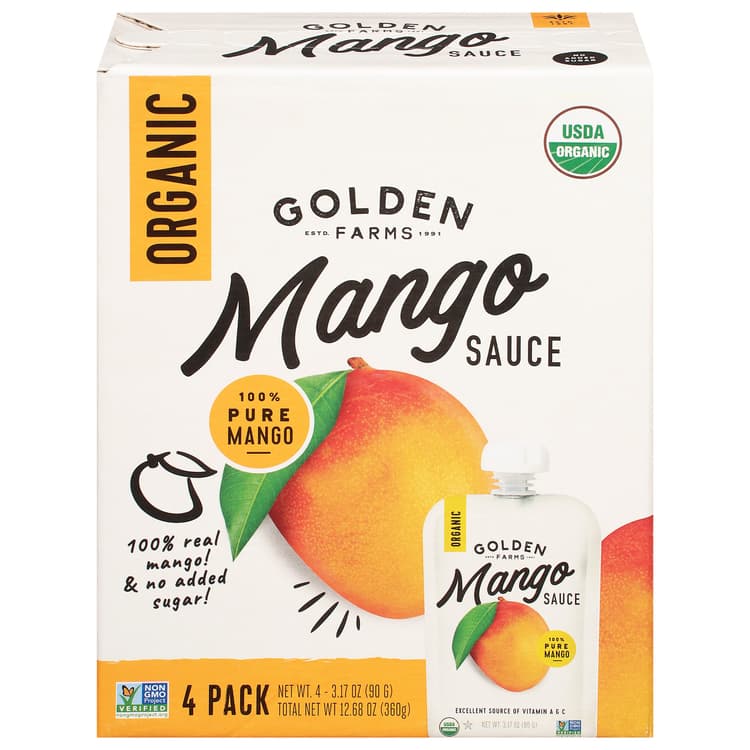 Golden Farms Organic Mango Pouch