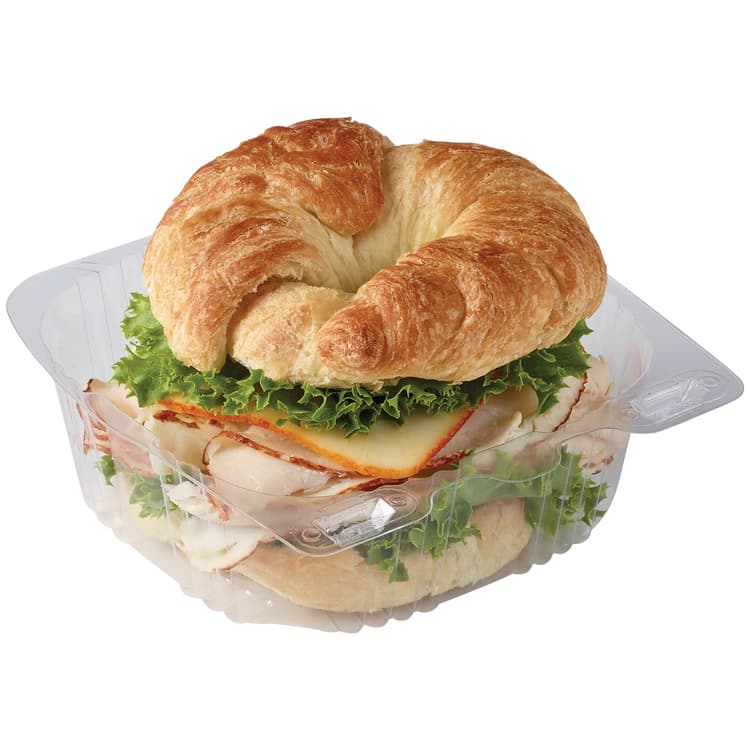 Meal Simple By H-E-B Oven Roasted Chicken Muenster Croissant Sandwich