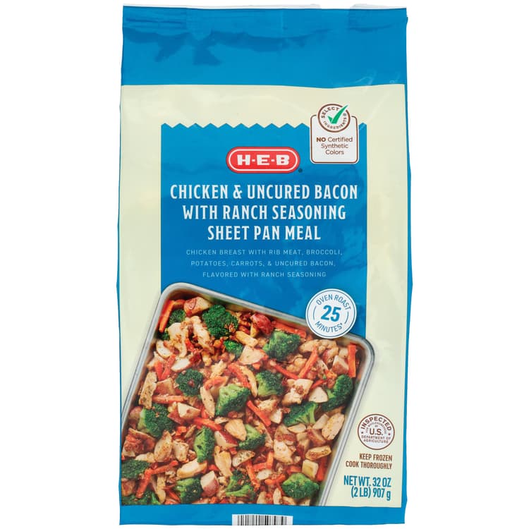 H-E-B  Sheet Pan Meal - Chicken Bacon Ranch