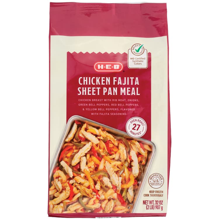 H-E-B  Sheet Pan Meal - Chicken Fajita