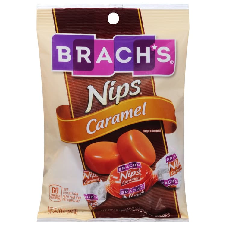 Brach'S Nips Caramel Hard Candy