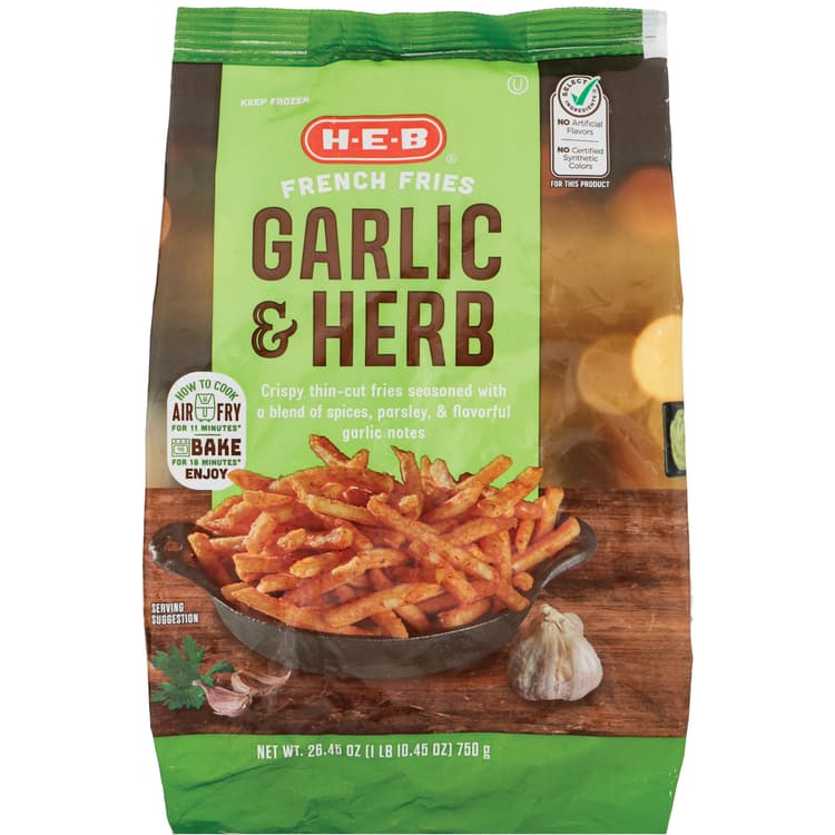 H-E-B  French Fries – Garlic & Herb