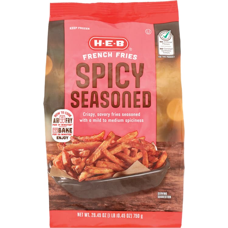 H-E-B  French Fries – Spicy Seasoned