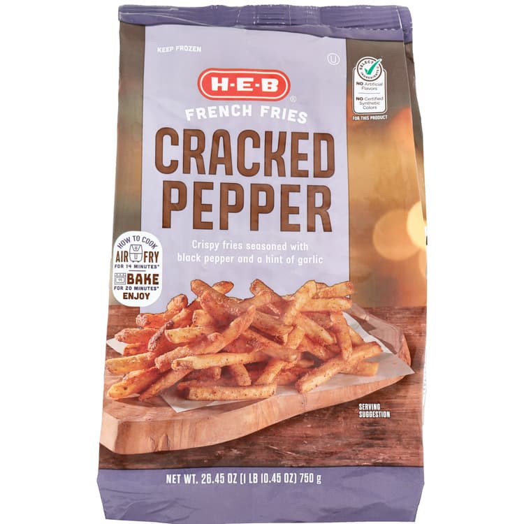 H-E-B  French Fries – Cracked Pepper