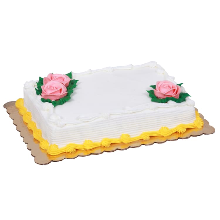 Bakery Cake 2 Layer Coconut With White Icing