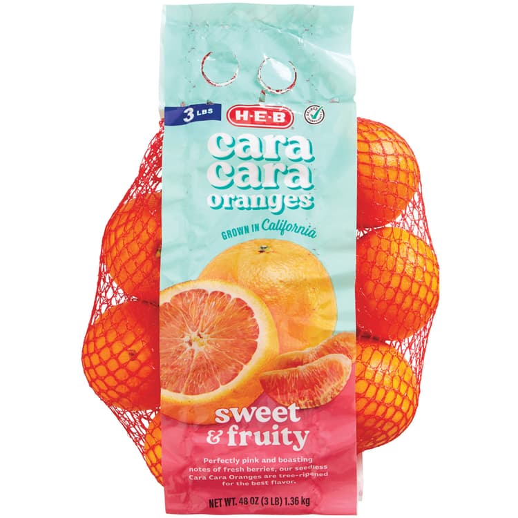 H-E-B Fresh Cara Cara Navel Oranges