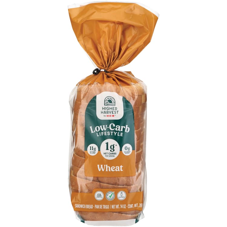 Higher Harvest By H-E-B Low Carb Wheat Bread