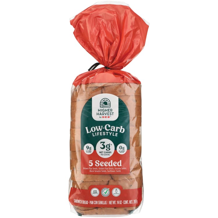 Higher Harvest By H-E-B Low Carb 5 Seed Bread