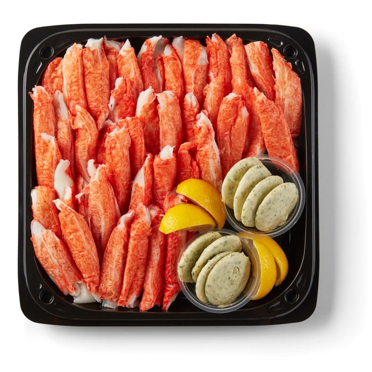 H-E-B Fish Market Party Tray - Imitation Snow Crab Legs & Butter