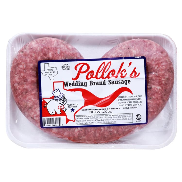 Pollok'S Polish Wedding Brand Sausage - Garlic