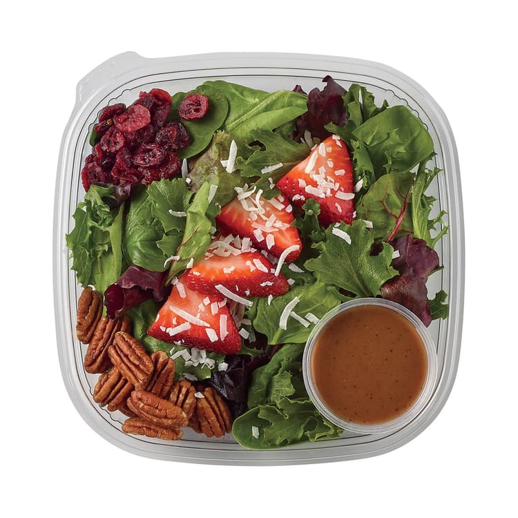 Meal Simple By H-E-B Strawberry Pecan Side Salad With Balsamic Vinaigrette