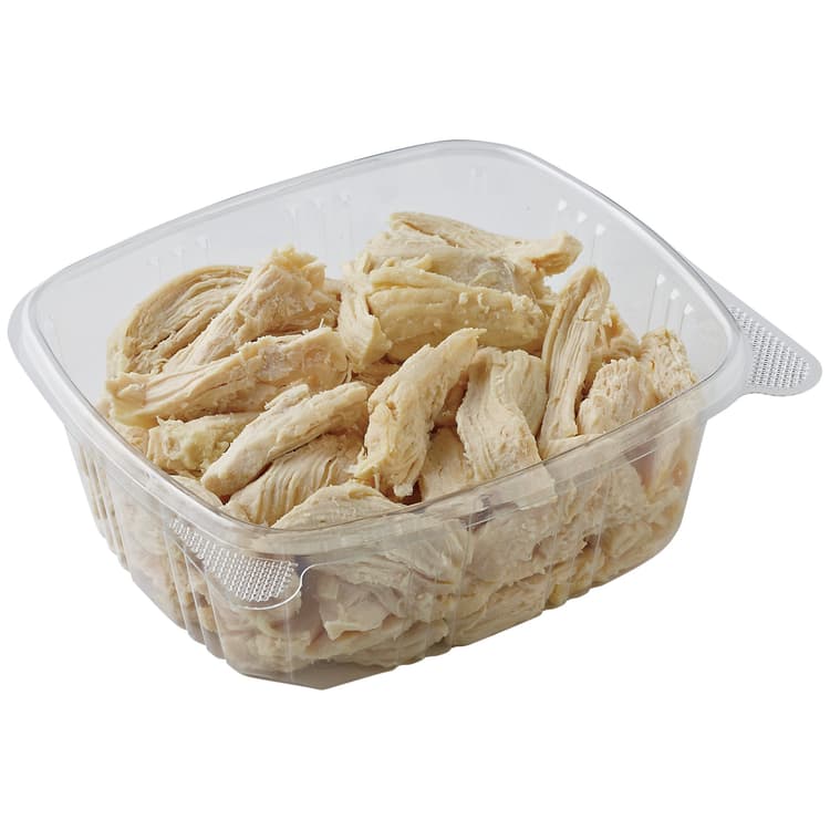 Meal Simple By H-E-B White Meat Shredded Rotisserie Chicken - Small (Sold Cold