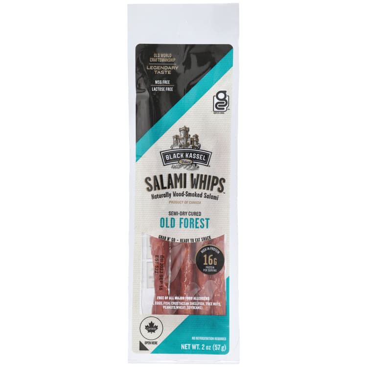 Black Kassel Salami Whips - Old Forest