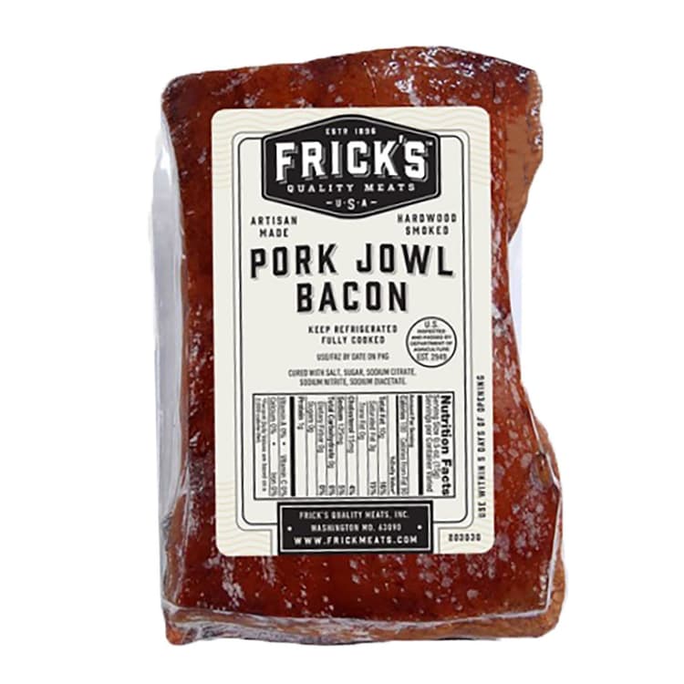 Frick'S Hardwood Smoked Pork Jowl Bacon