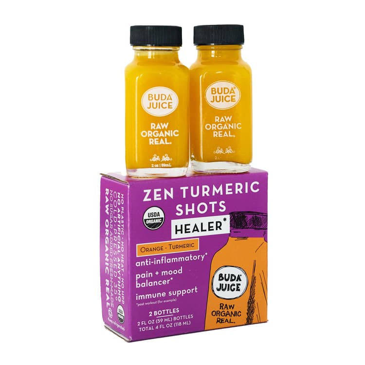 Buda Juice Organic Zen Orange Turmeric Cold-Pressed Shots