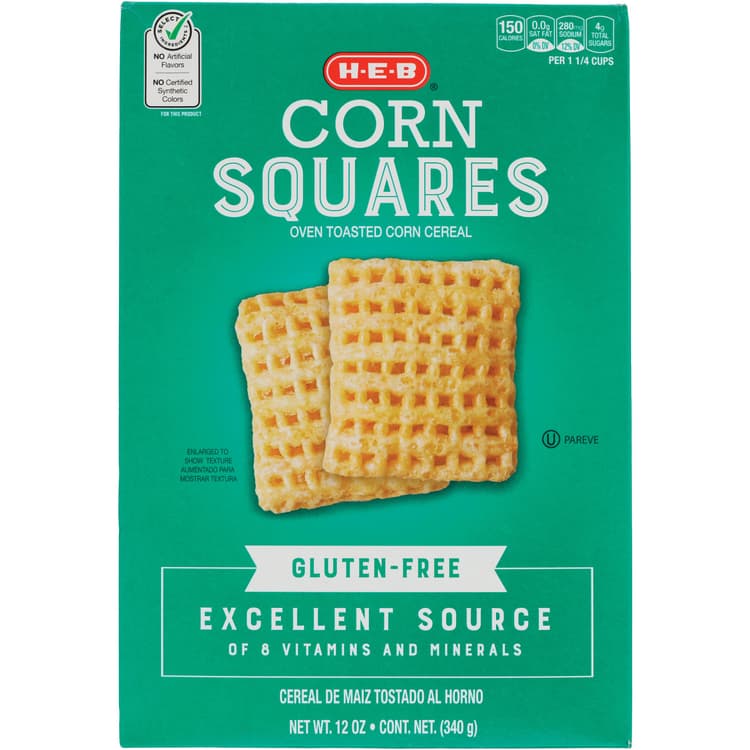 H-E-B Corn Squares Cereal