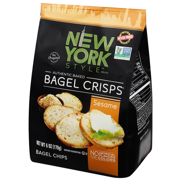 New York Style Bagel Crisps - Sesame