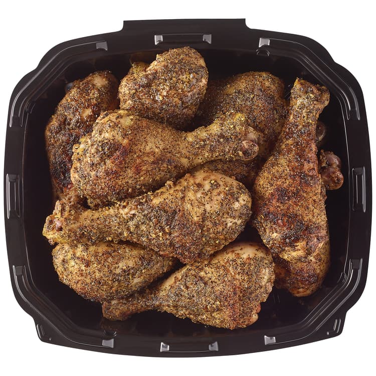 Meal Simple By H-E-B Chicken Drumsticks - Lemon Pepper - Texas-Size Pack (Sold Hot