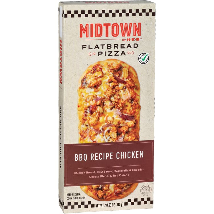 Midtown By H-E-B  Flatbread Pizza - Bbq Chicken