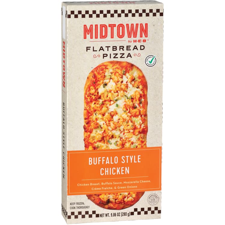 Midtown By H-E-B  Flatbread Pizza - Buffalo Chicken
