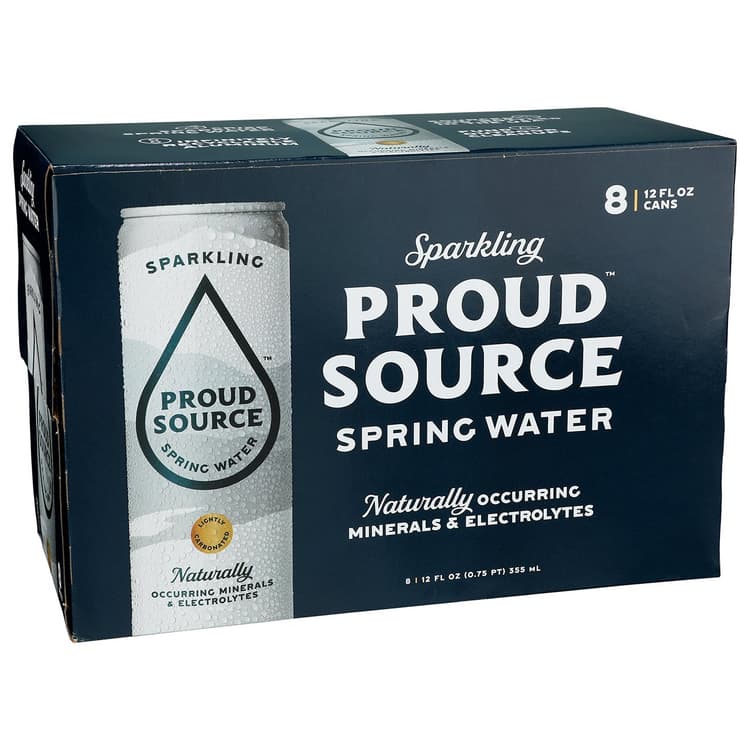 Proud Source Sparkling Spring Water