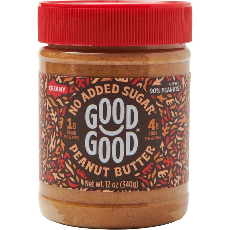Good Good No Sugar Added Creamy Peanut Butter