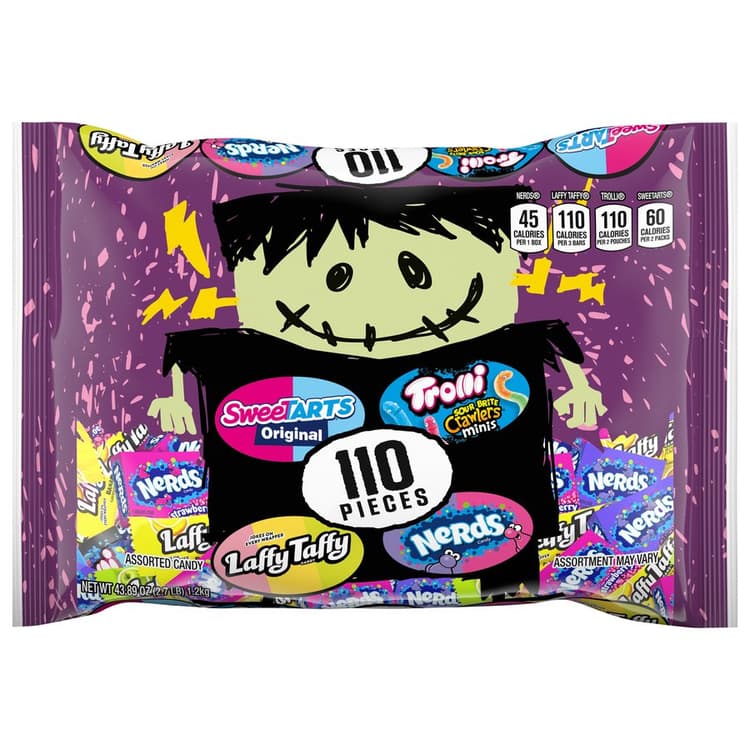 Nerds, Laffy Taffy, Trolli, & Sweetarts Assorted Halloween Candy