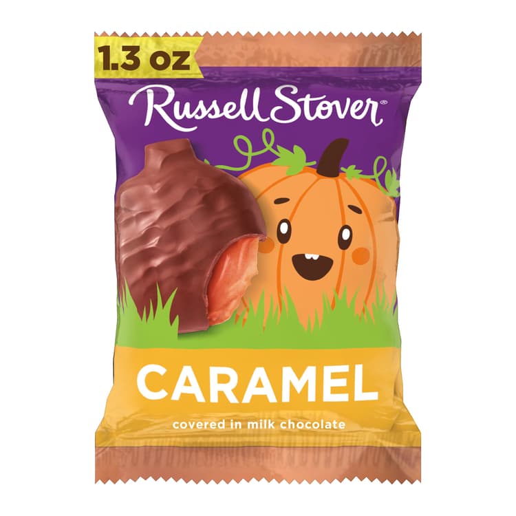 Russell Stover Milk Chocolate Caramel Pumpkin