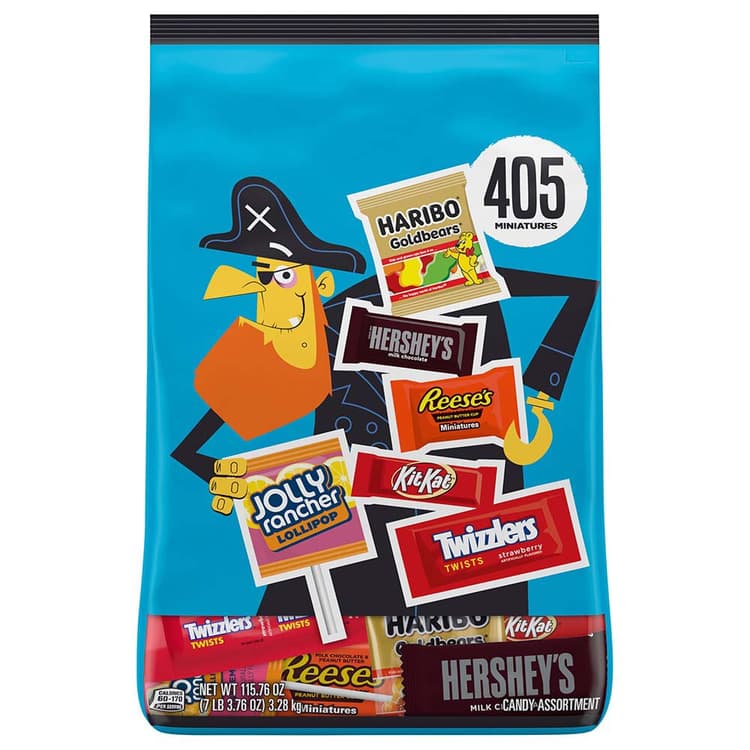 Hershey'S, Reese'S, Kit Kat, Twizzlers, Jolly Rancher, & Haribo Assorted Halloween Miniatures Candy
