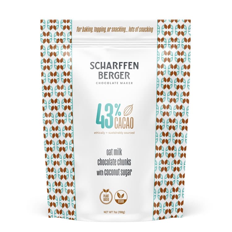 Scharffen Berger 43% Cacao Oat Milk Chocolate With Coconut Sugar Chunks