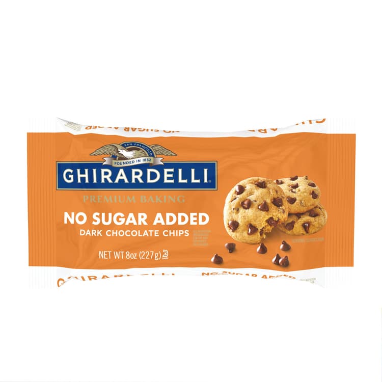 Ghirardelli Premium Baking No Sugar Added Dark Chocolate Chips