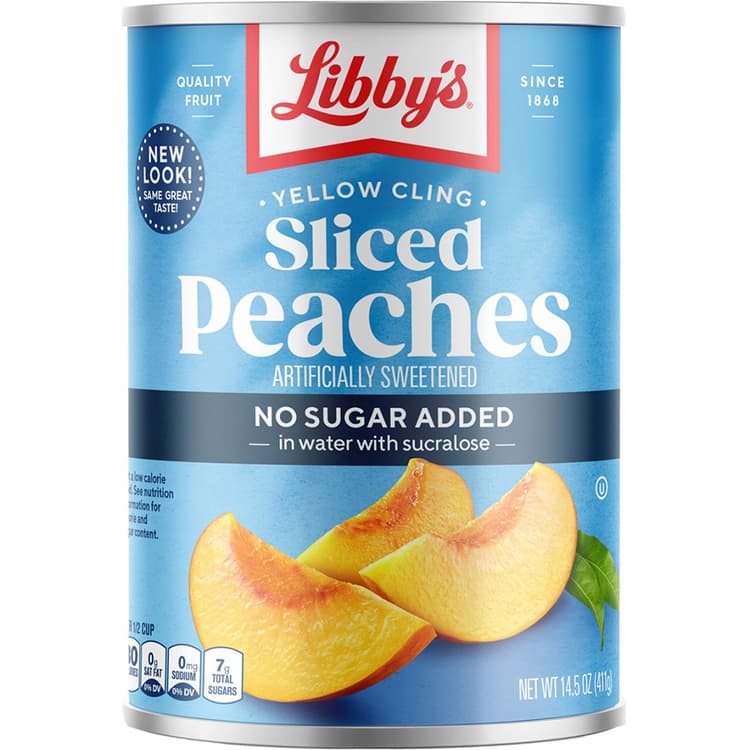 Libby'S No Sugar Added Sliced Peaches