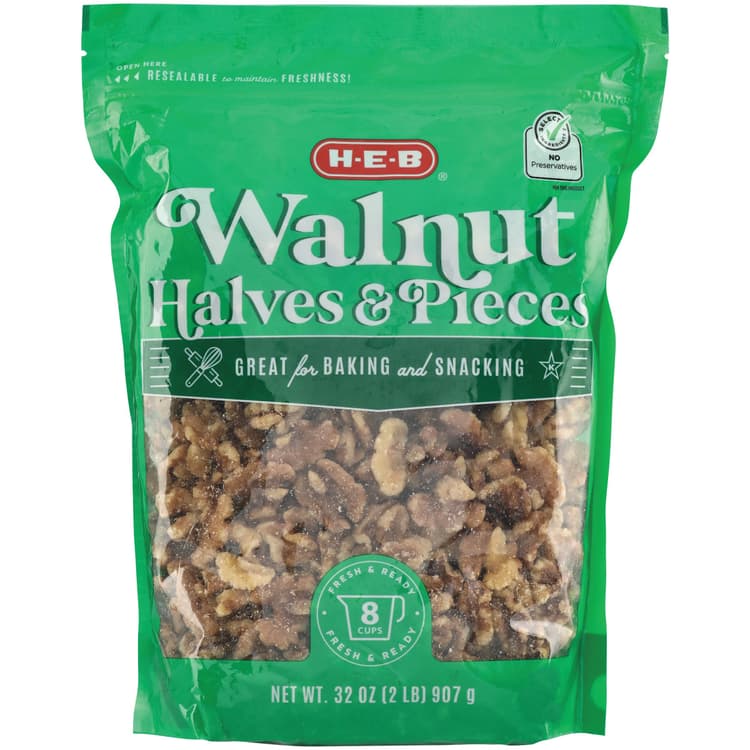H-E-B Walnut Halves &